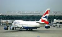 G-CIVZ @ LHR - oneworld markings.  1st flight date 22 October 1998 - by Jean M Braun