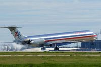 N7520A @ KSAT - Touching down on 21 - by RWB