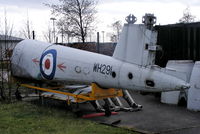 WH291 @ EGGP - under restoration at the Speke Aerodrome Heritage Group (SAHG) - by Chris Hall