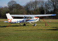 G-MABE @ EGHP - Reims Cessna 150L at Popham - by moxy