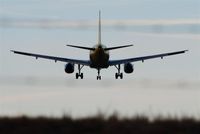 D-AGWD @ EDDP - View thru barbwire on a landing Germanwings aircraft... - by Holger Zengler
