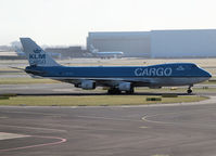 PH-CKB @ AMS - Taxi to the Cargo gate of Schiphol Airport - by Willem Göebel