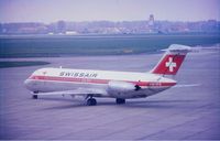 HB-IFK @ EBBR - Swissair.Late 1960's.