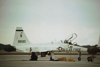 68-8190 @ RND - T-38A Talon of the 12th Flying Training Wing on the flight-line at Randolph AFB in November 1979. - by Peter Nicholson
