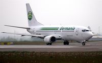 D-AGEG @ EDDP - On taxiway to rwy 08R..... - by Holger Zengler