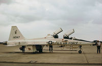 67-14947 @ RND - T-38A Talon of the 12th Flying Training Wing on the flight-line at Randolph AFB in November 1979. - by Peter Nicholson