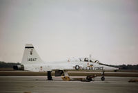 67-14847 @ RND - T-38A Talon of the 12th Flying Training Wing on the flight-line at Randolph AFB in November 1979. - by Peter Nicholson