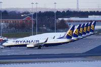 EI-ESV @ EGBB - EI-ESV heads the line up of stored Ryanair B737's at Birmingham - by Chris Hall