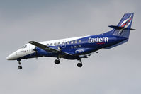 G-MAJB @ EGNT - British Aerospace Jetstream 41 on approach to Runway 25 at Newcastle Airport, March 2012. - by Malcolm Clarke