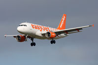 G-EZGR @ EGNT - Airbus A319-111 on approach to Runway 25 at Newcastle Airport, March 2012. - by Malcolm Clarke