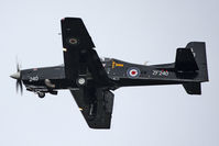 ZF240 @ EGNT - Short S-312 Tucano T.1, Newcastle Airport, March 2012. - by Malcolm Clarke
