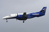 G-MAJB @ EGNT - British Aerospace Jetstream 41 on approach to Runway 25 at Newcastle Airport, March 2012. - by Malcolm Clarke