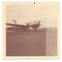 N69346 - Picture taken at Sao Tome International Airport, West Africa in April 1969.  The aircraft participated in the Biafran Airlift. - by David L. Koren