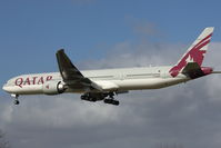 A7-BAC @ EGLL - Qatar 2008 Boeing 777-3DZER, c/n: 36010/731 - by Terry Fletcher