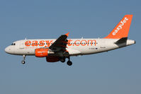 G-EZAC @ EGNT - Airbus A319-111 on approach to Runway 25 at Newcastle Airport, March 2012. - by Malcolm Clarke