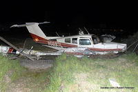 N6697L - This aircraft went down in a field just outside of Sacramento, CA in Rio Linda at aprox 1930Hrs, March 10, 2012 after both engines failed. There were three souls aboard and all three walked away from the incident. - by SacMav.com | Robert Petersen