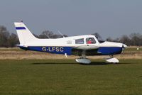 G-LFSC @ EGSV - Just landed. - by Graham Reeve