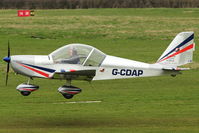 G-CDAP @ EGCB - 2004 Aerotecnik EV-97 TeamEurostar UK, c/n: 2114 - by Terry Fletcher