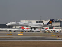 D-ACKG @ LOWW - Lufthansa Cityline Canadair CRJ-900 - by Thomas Ranner