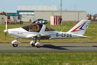 G-CFDS @ EGNH - 2009 RONFELL TL 2000UK STING CARBON, c/n: LAA 347-14785 at Blackpool - by Terry Fletcher