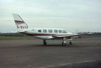 G-BVYF @ EGFH - Visiting Navajo Chieftain of Haverfordwest Air Charter Services (later branded FlyWales). Photographed in the early 2000's. - by Roger Winser