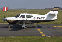 G-NATT @ EGSH - Taxiing to RWY 09 via the Echo taxiway. - by Anthony Varley