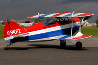 G-BKPZ - Aerobatic competition entrant taxying out for his slot - by glider