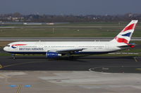 G-BZHA @ EDDL - British Airways, Boeing 767-336ER, CN: 29230/0702 - by Air-Micha