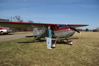 N3748V @ 31D - Buzz Eyler at Inter County Airport - by Dick Eyler