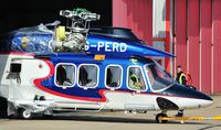 G-PERD @ EGSH - Following unloading pushed into hangar - by keithnewsome