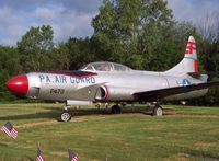 51-5671 - This F-94 has been sitting in this cemetery since I can remember...she looks pretty good for an old bird. - by Ironramper