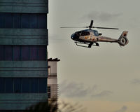 N130JE - Eurocopter landing at Santo Domingo, Dominican Republic - by Marino Holguin