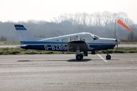 G-BZBS @ EGFH - Visiting Cherokee Warrior 111. - by Roger Winser