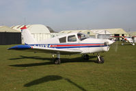 G-AYKW @ X5FB - Piper PA-28-140 Cherokee, Fishburn Airfield, March 2012. - by Malcolm Clarke