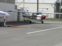 N94185 @ CNO - Parked in a corner next to the hanger - by Helicopterfriend