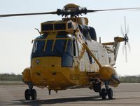 ZH542 @ EGFH - Sea King of A Flight 22 Squadron RAF during a training flight from RMB Chivenor. - by Roger Winser