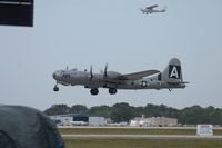 N745X @ KLAL - N745X in the pattern with B-29 FIFI !  sun 'n fun 2012