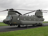 ZA704 @ CAX - Chinook HC.2, callsign Vortex 532, of 18 Squadron at RAF Odiham as seen at Carlisle Airport in September 20040 - by Peter Nicholson