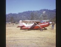 N527C - Picture taken in 1973 at Toketee, OR. I owned N527C at the time. Based at Ventura County Airport, Ventura, CA then. - by Cosmo Salibello