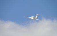 N54CF @ ONT - Departing 26L and heading towards the clouds - by Helicopterfriend