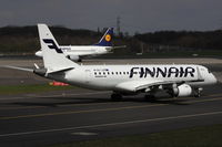 OH-LKM @ EDDL - Finnair, Embraer ERJ-190LR (ERJ-190-100 LR), CN: 19000160 - by Air-Micha