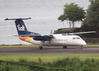 V2-LGG @ SLU - Ready for take off from st Lucia Castries - by Willem Göebel