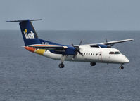 V2-LFV @ SLU - Landing on the airstrip of st Lucia - by Willem Göebel