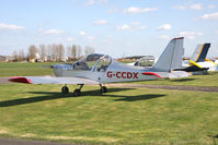 G-CCDX @ EGBR - Aerotechnik EV-97 Eurostar, Breighton Airfield's 2012 April Fools Fly-In. - by Malcolm Clarke