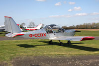 G-CCDX @ EGBR - Aerotechnik EV-97 Eurostar, Breighton Airfield's 2012 April Fools Fly-In. - by Malcolm Clarke