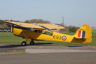 G-BLPG @ EGBR - Auster J-1N, Breighton Airfield's 2012 April Fools Fly-In. - by Malcolm Clarke