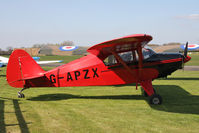 G-APZX @ EGBR - Piper PA-22-150 Caribean, Breighton Airfield's 2012 April Fools Fly-In. - by Malcolm Clarke