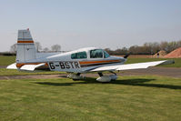 G-BSTR @ EGBR - Grumman American AA-5, Breighton Airfield's 2012 April Fools Fly-In. - by Malcolm Clarke