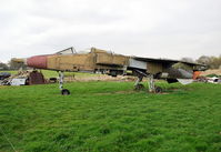 XX734 - Not a lot left of this Sepecat Jaguar GR.1 at the Gatwick Aviation Museum. - by moxy