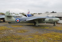 XE489 - Hawker Sea Hawk marked as XE364 at the Gatwick Aviation Museum. One time G-JETH - by moxy